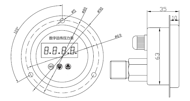 YL-821ZA尺寸圖 YL-821ZA尺寸圖