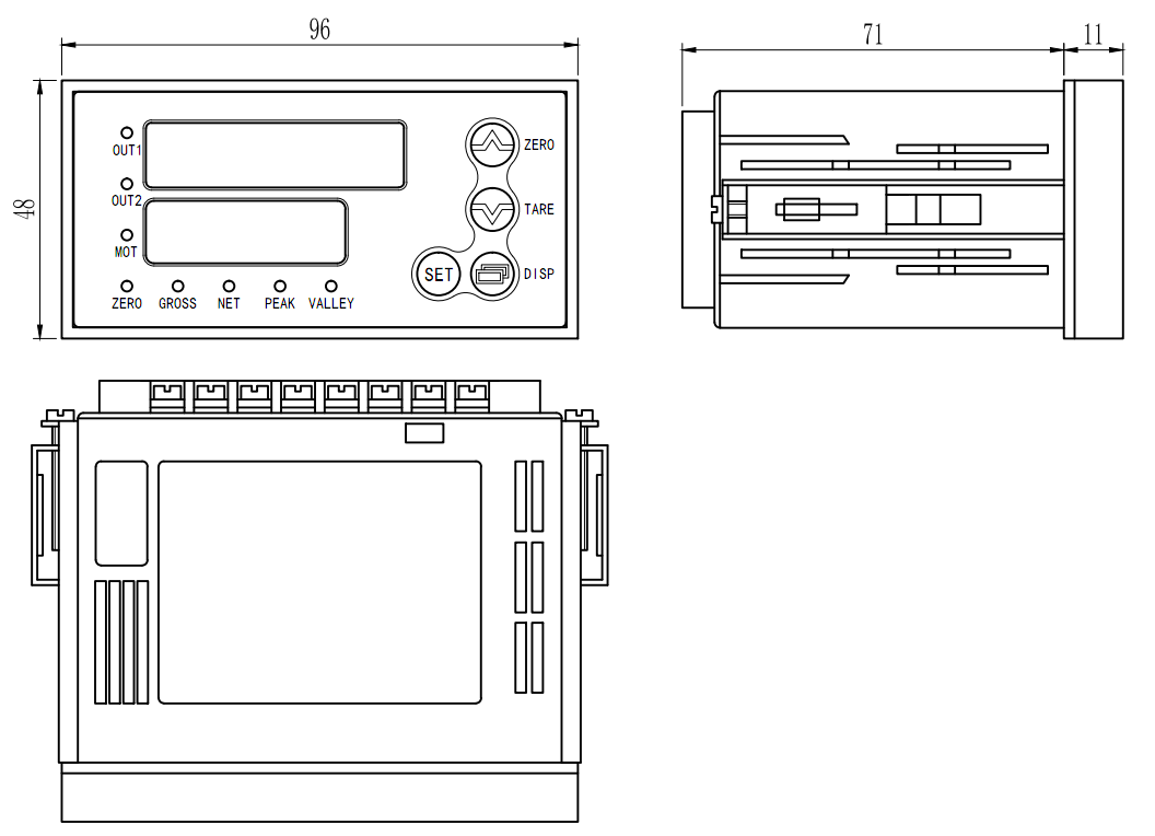 NJY-105尺寸圖 NJY-105尺寸圖